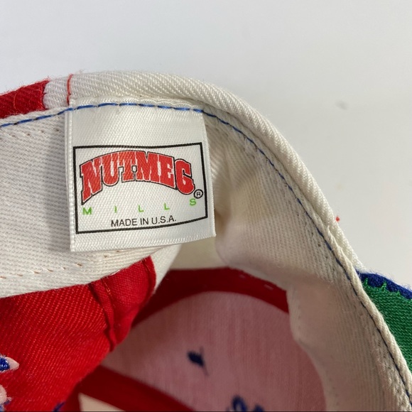Vintage Nutmeg 1994 TEAM USA World Cup USA 94 Color Block Official Snapback Cap - Picture 10 of 11